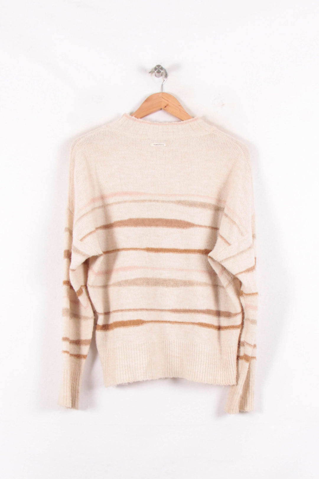 Pull Rayé Blanc et Beige - Taille S/36 de la marque Humility | PARAD81909 - Vendu par Paradigme - Image 4
