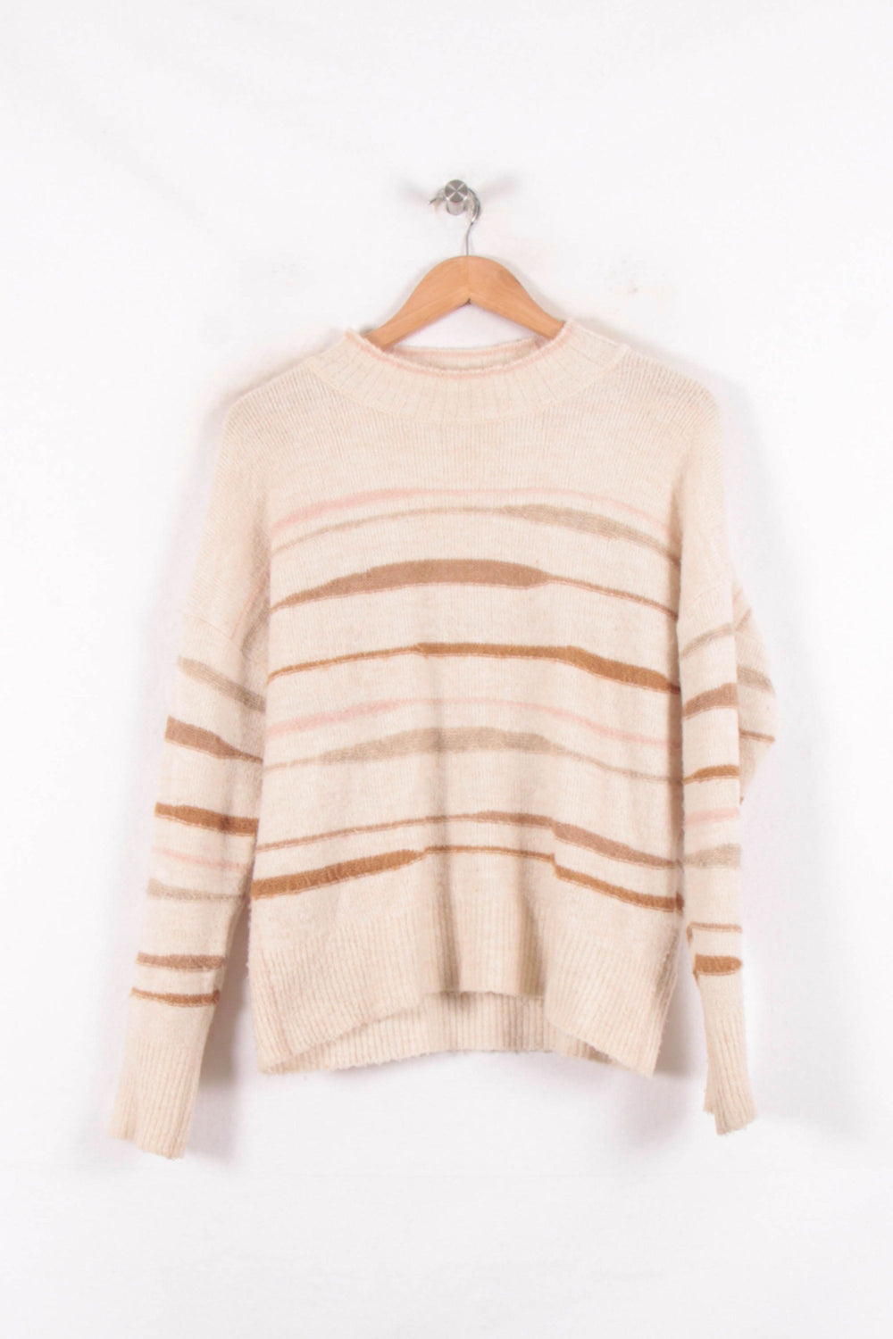 Pull Rayé Blanc et Beige - Taille S/36 de la marque Humility | PARAD81909 - Vendu par Paradigme - Image 2