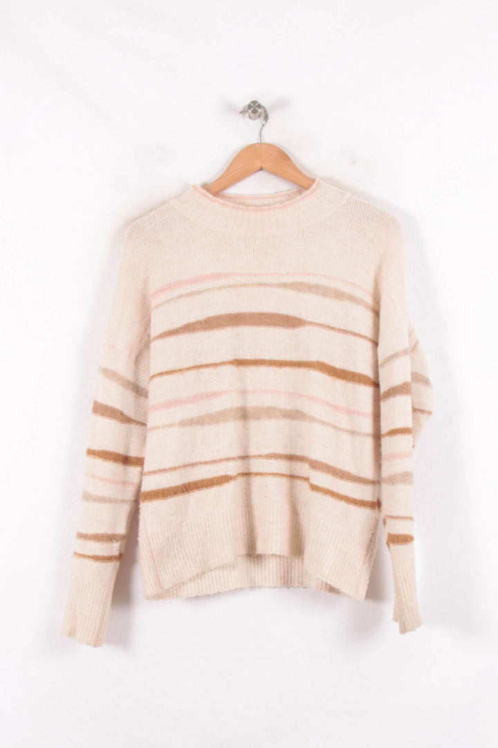 Pull Rayé Blanc et Beige - Taille S/36 de la marque Humility | PARAD81909 - Vendu par Paradigme - Image 2