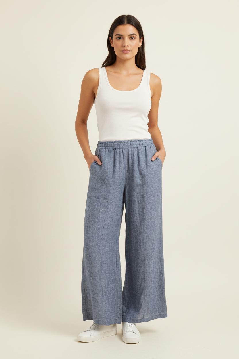 Pantalon Large Bleu - Taille XS/34 de la marque Humility | PARAD81912 - Vendu par Paradigme - Image 1
