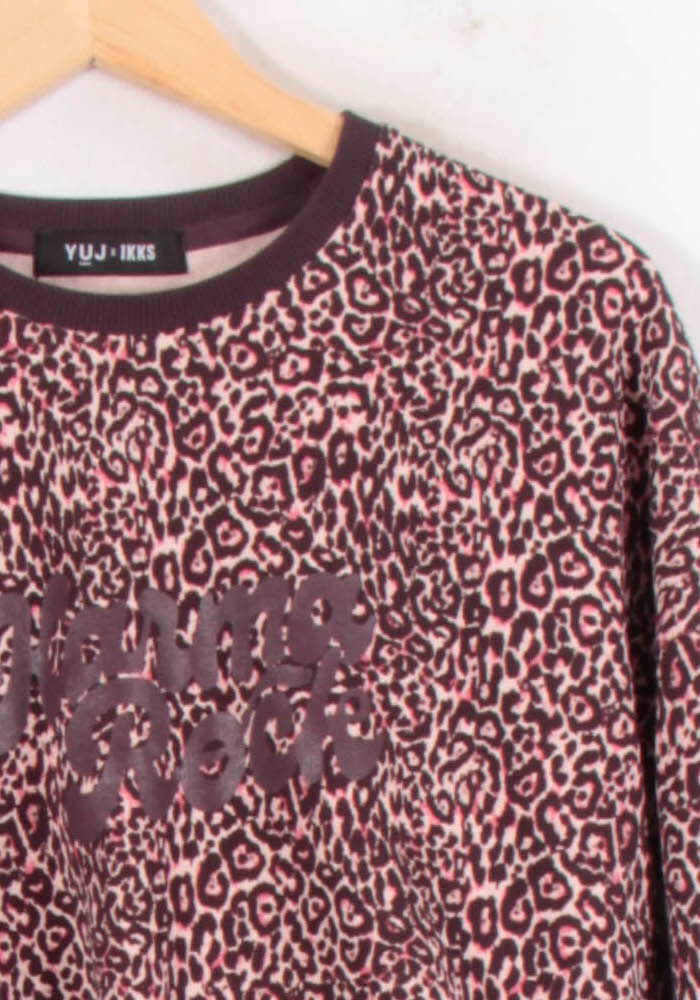 Sweat Léopard Rose et Noir - Taille XS/34 de la marque IKKS | PARAD81914 - Vendu par Paradigme - Image 3
