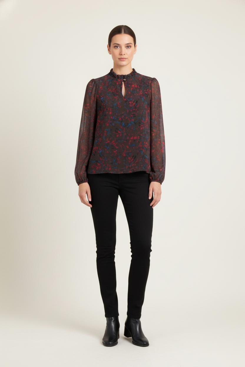 Blouse Verte et Rouge - Taille M/38 de la marque One Step | PARAD81920 - Vendu par Paradigme - Image 1