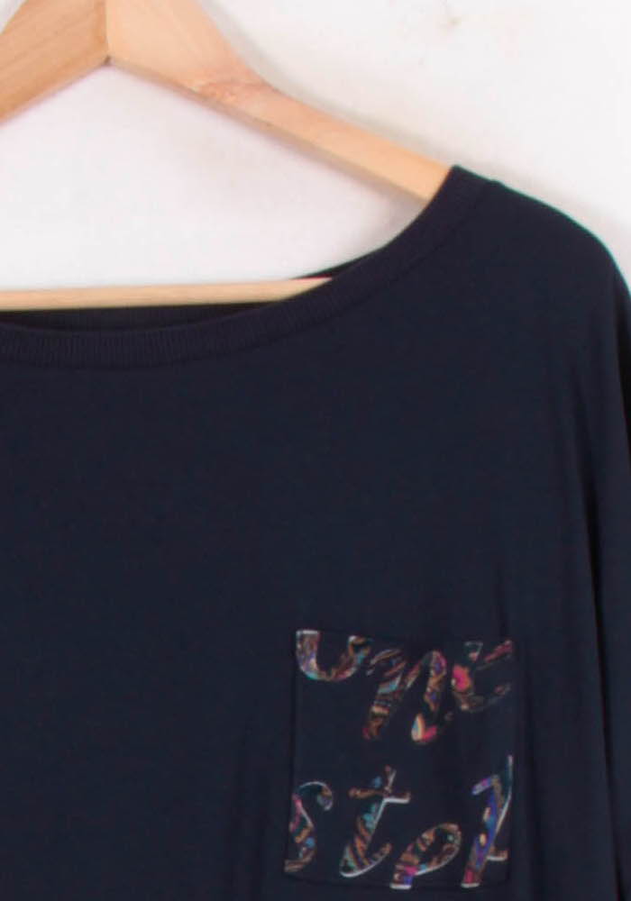 Tee-shirt Manches Longues Bleu - Taille XL/42 de la marque One Step | PARAD81931 - Vendu par Paradigme - Image 3