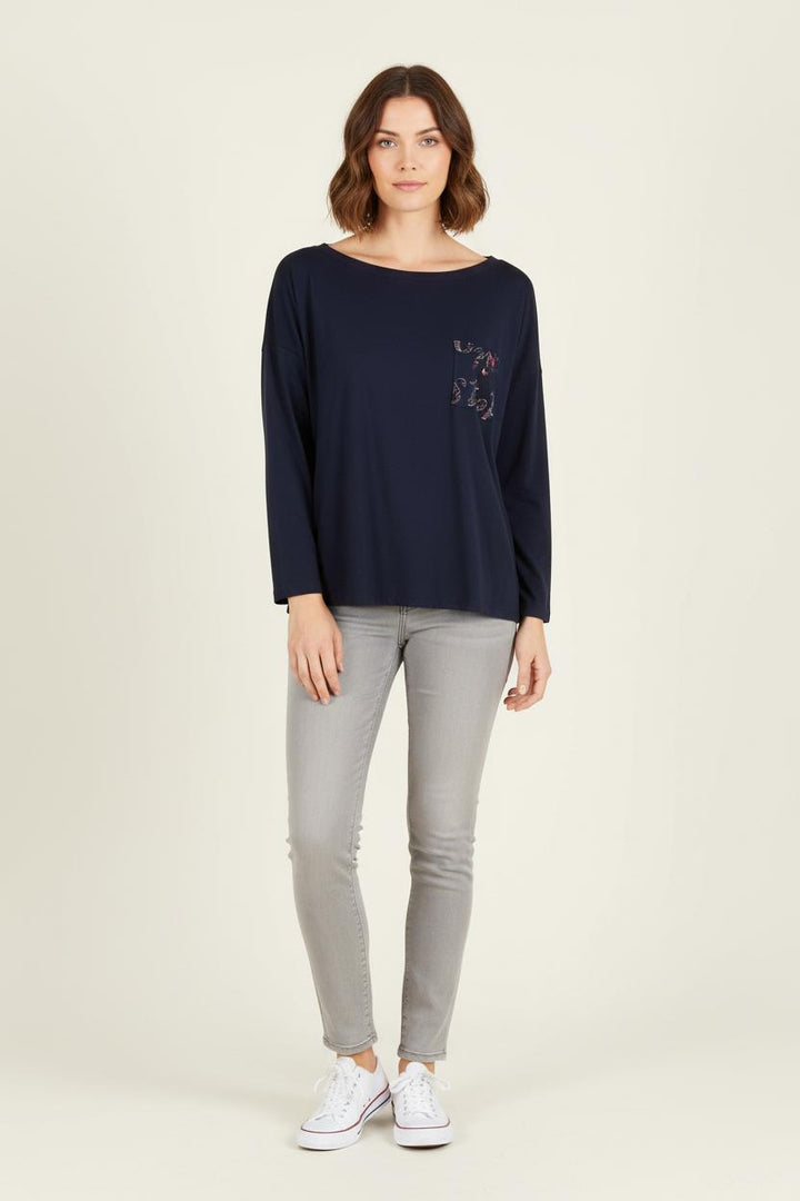 Tee-shirt Manches Longues Bleu - Taille XL/42 de la marque One Step | PARAD81931 - Vendu par Paradigme - Image 1