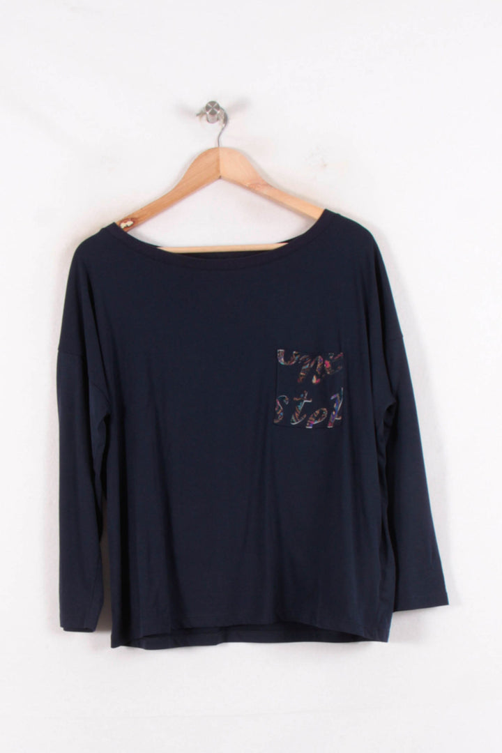 Tee-shirt Manches Longues Bleu - Taille XL/42 de la marque One Step | PARAD81931 - Vendu par Paradigme - Image 2