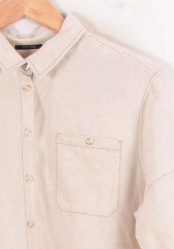 Chemise Beige - Taille L/40 de la marque One Step | PARAD81932 - Vendu par Paradigme - Image 3