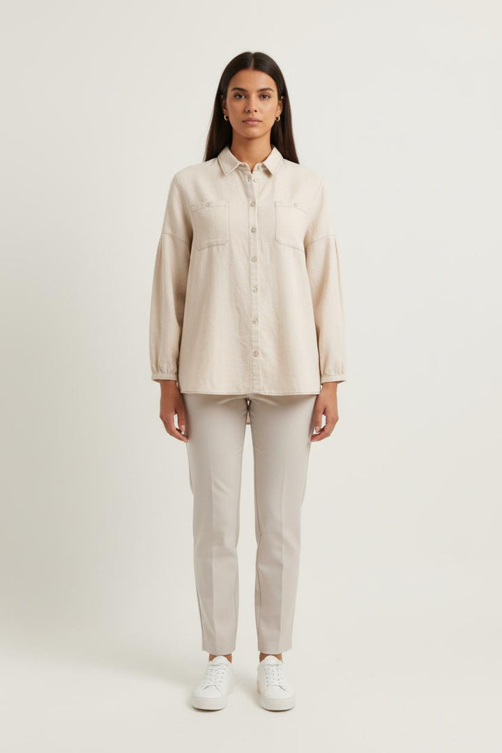 Chemise Beige - Taille L/40 de la marque One Step | PARAD81932 - Vendu par Paradigme - Image 1