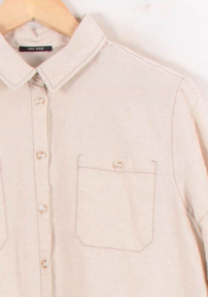 Chemise Beige - Taille S/36 de la marque One Step | PARAD81933 - Vendu par Paradigme - Image 3