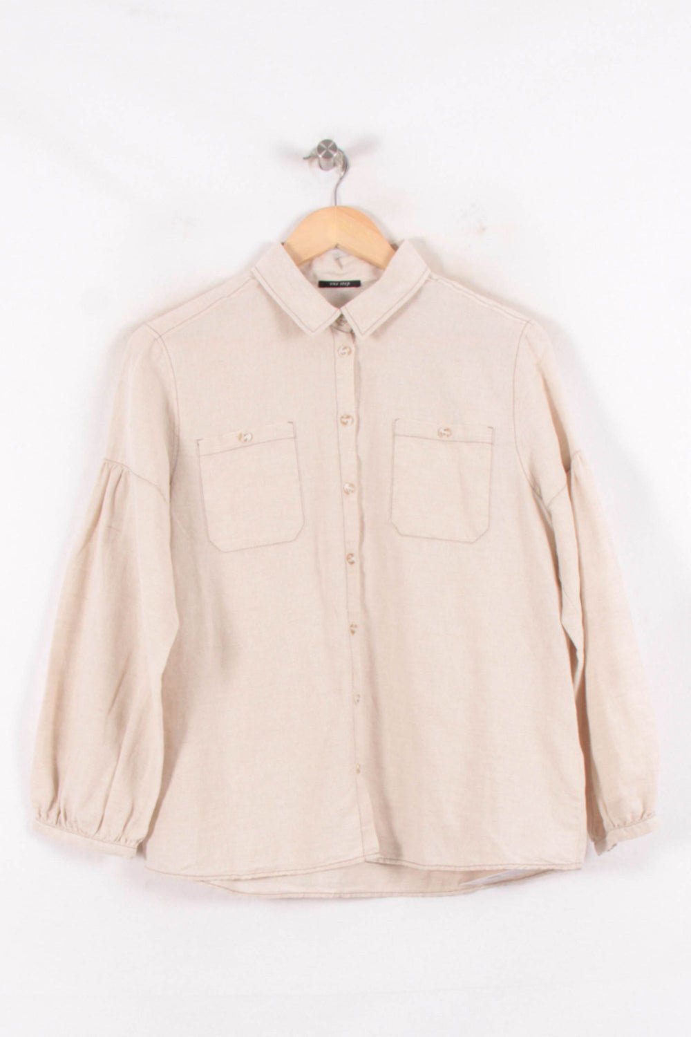 Chemise Beige - Taille S/36 de la marque One Step | PARAD81933 - Vendu par Paradigme - Image 2