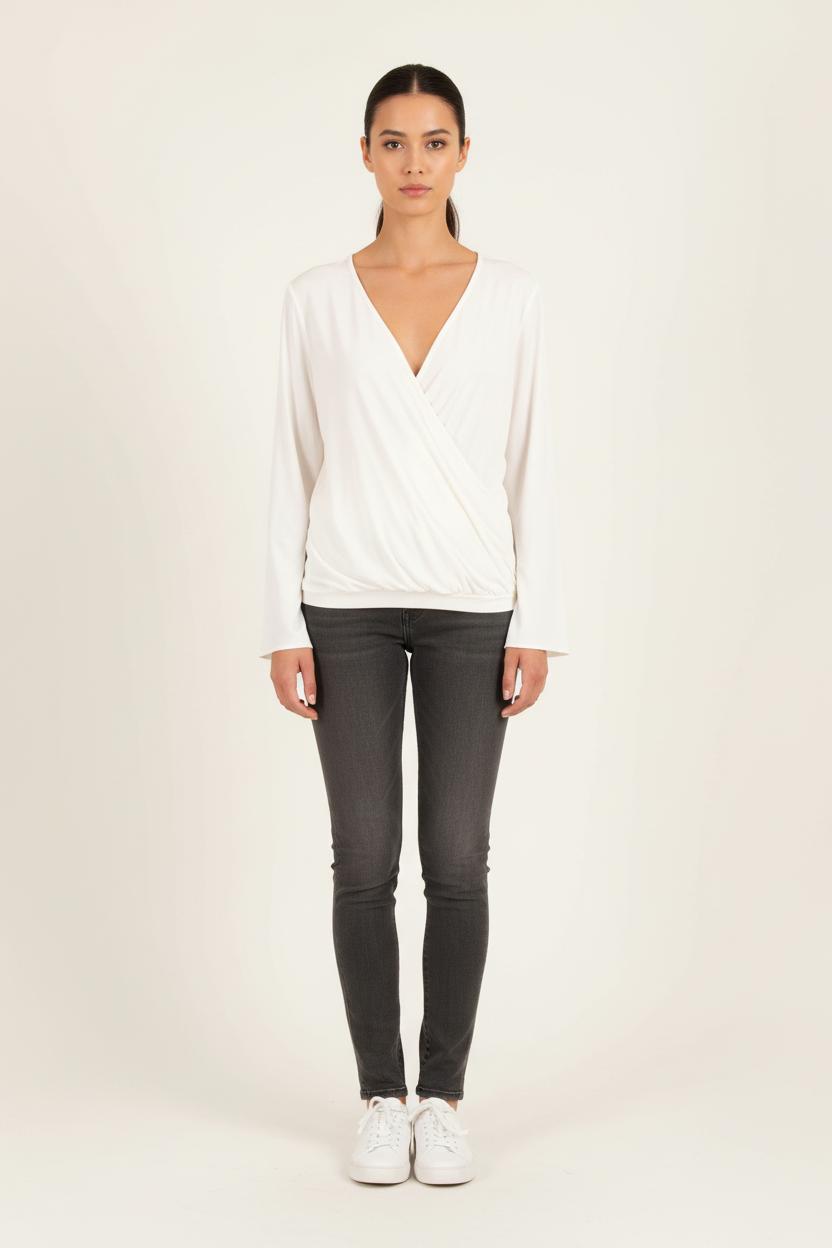 Blouse Blanche - Taille S/36 de la marque IKKS | PARAD81934 - Vendu par Paradigme - Image 1