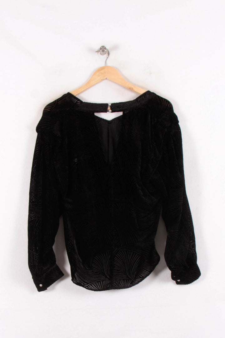 Blouse Noire - Taille L/40 de la marque IKKS | PARAD81941 - Vendu par Paradigme - Image 4