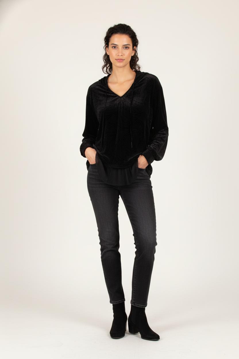 Blouse Noire - Taille L/40 de la marque IKKS | PARAD81941 - Vendu par Paradigme - Image 1