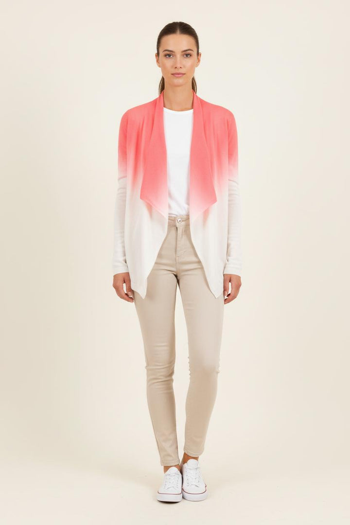 Cardigan Rose et Blanc - Taille S/36 de la marque La Petite Etoile | PARAD81942 - Vendu par Paradigme - Image 1