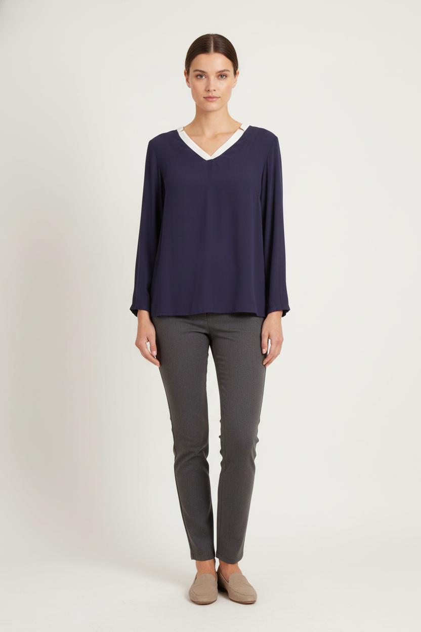 Blouse Bleu et Blanc - Taille S/36 de la marque La Petite Etoile | PARAD81944 - Vendu par Paradigme - Image 1