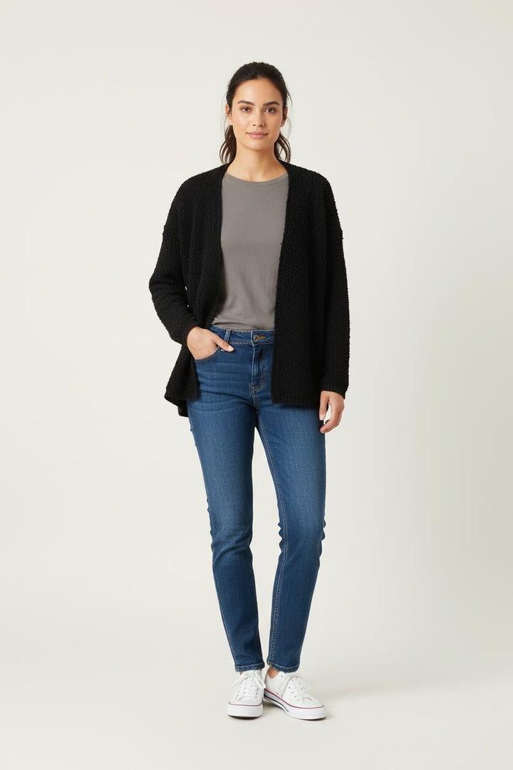 Gilet Noir - Taille S/36 de la marque La Fée Maraboutée | PARAD81948 - Vendu par Paradigme - Image 1