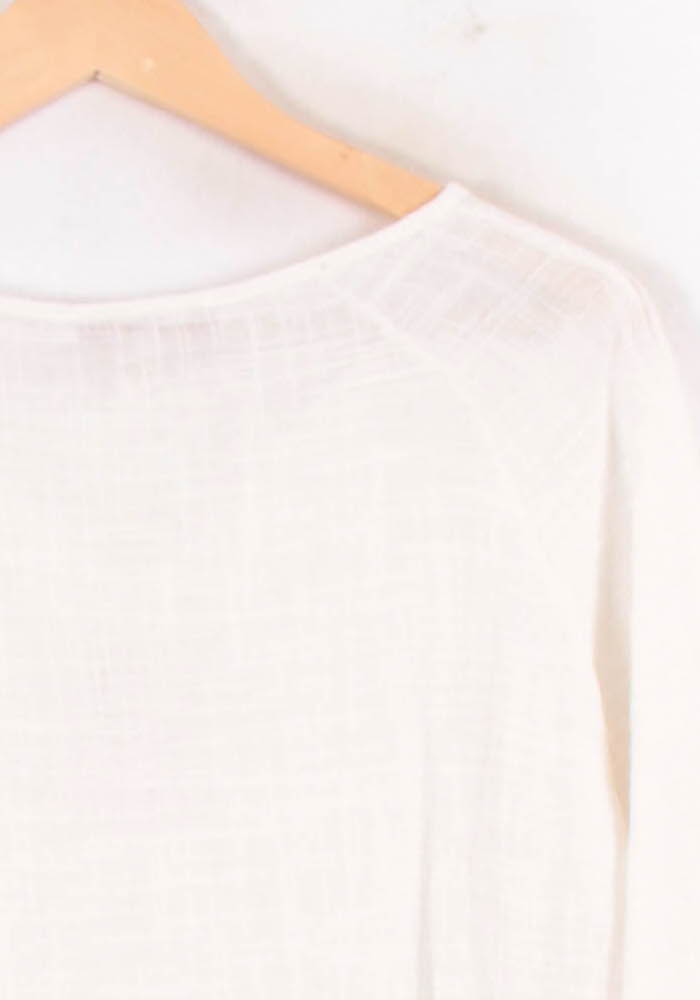 Blouse Blanche et Noire - Taille M/38 de la marque La Fée Maraboutée | PARAD81951 - Vendu par Paradigme - Image 3