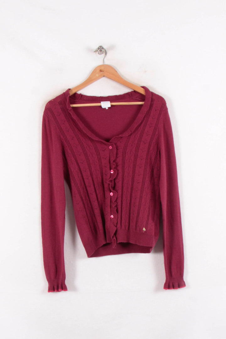 Cardigan Bordeaux - Taille XS/34 de la marque Karl Marc John | PARAD81955 - Vendu par Paradigme - Image 2