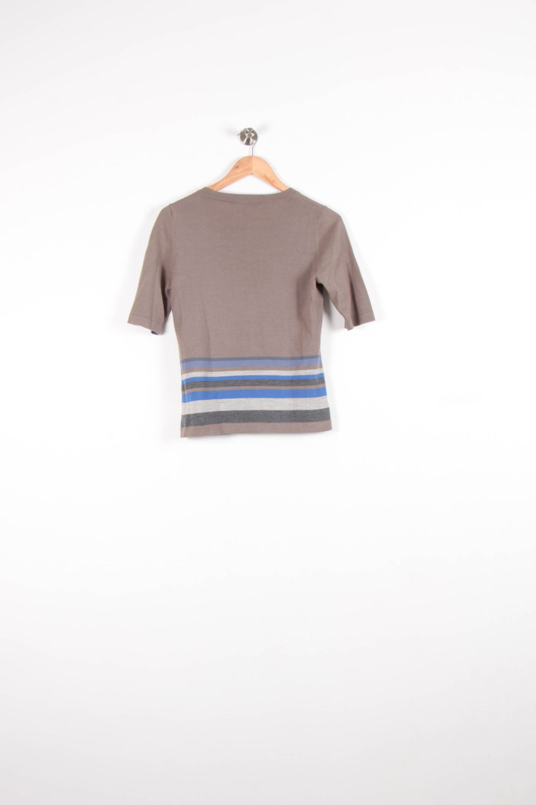 Pull Marron et Bleu - Taille S/36 de la marque Rodier | PARAD81968 - Vendu par Paradigme - Image 4