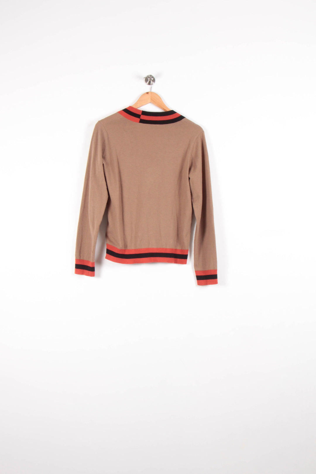 Pull Beige et Rouge - Taille S/36 de la marque Rodier | PARAD81972 - Vendu par Paradigme - Image 4