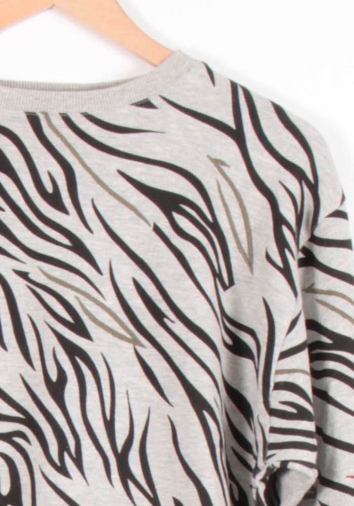 Sweat Gris et Noir - Taille S/36 de la marque IKKS | PARAD81977 - Vendu par Paradigme - Image 3