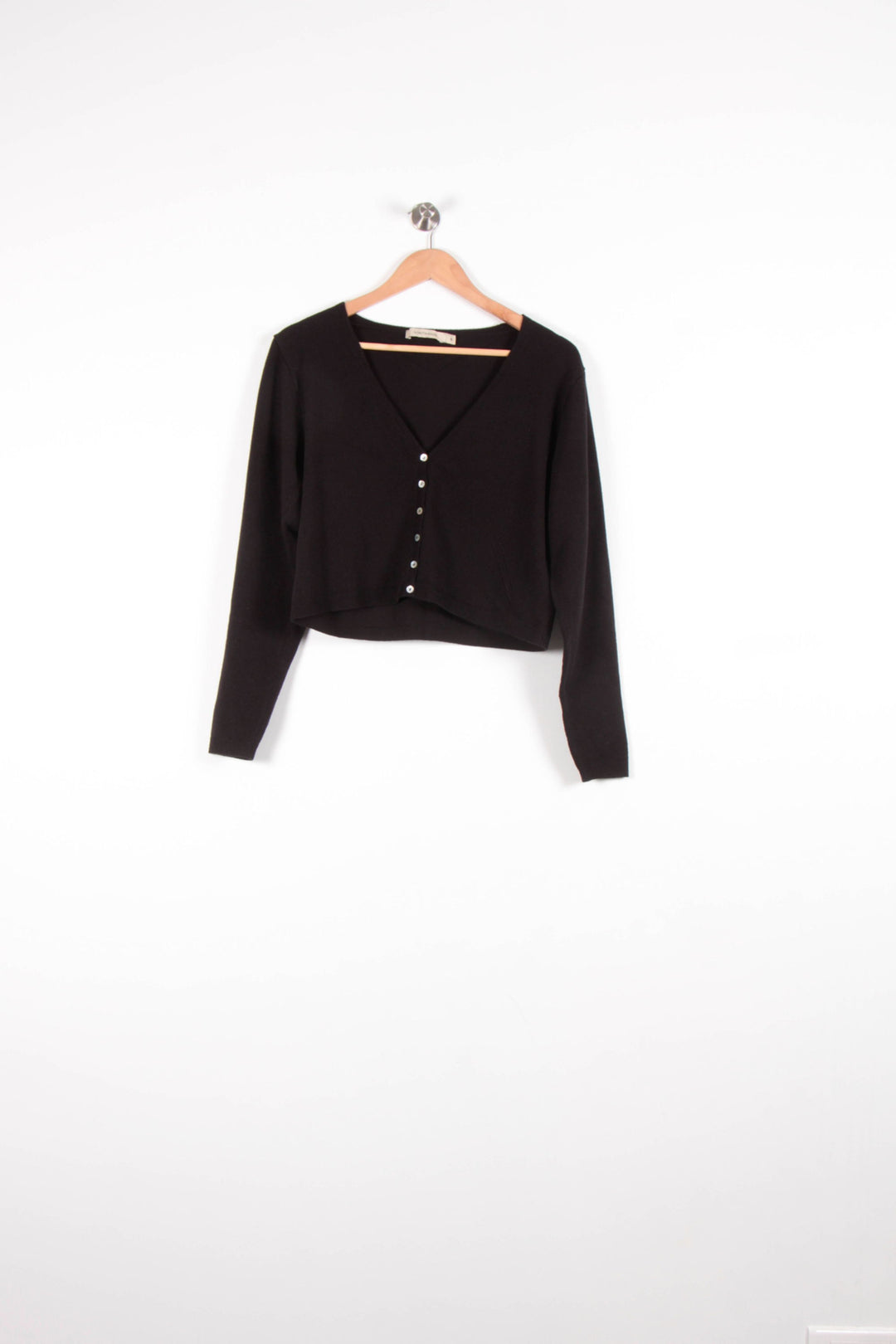 Cardigan Noir - Taille M/38 de la marque La Fée Maraboutée | PARAD81978 - Vendu par Paradigme - Image 2