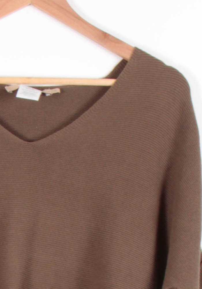 Pull Marron - Taille S/36 de la marque La Fée Maraboutée | PARAD81987 - Vendu par Paradigme - Image 3
