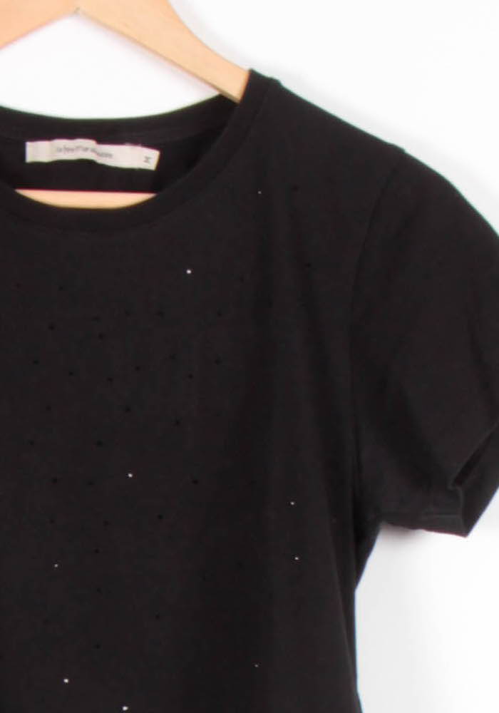 Tee-shirt Noir - Taille M/38 de la marque La Fée Maraboutée | PARAD81989 - Vendu par Paradigme - Image 3