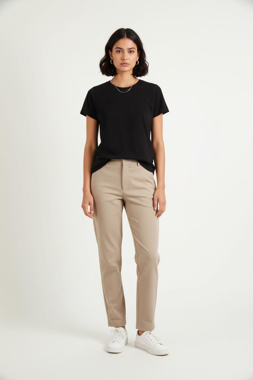 Tee-shirt Noir - Taille M/38 de la marque La Fée Maraboutée | PARAD81989 - Vendu par Paradigme - Image 1