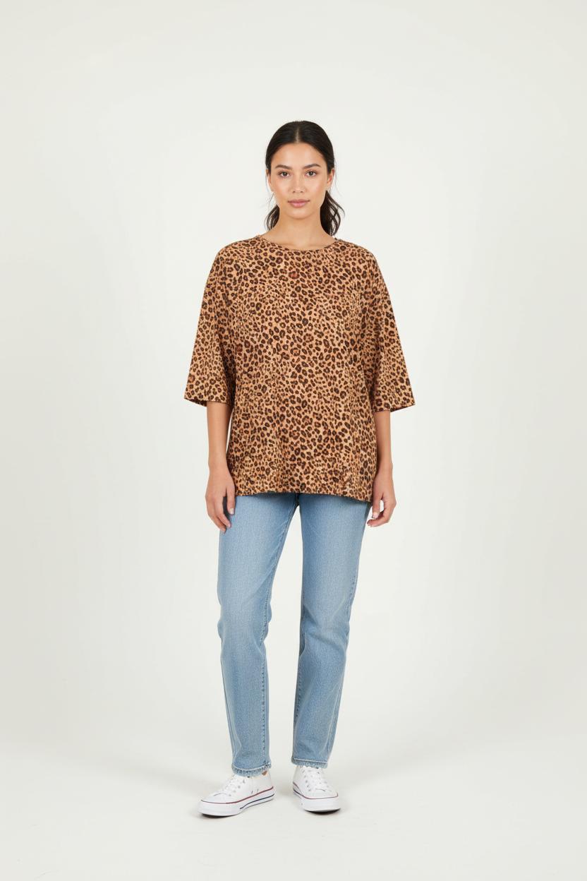 T-shirt Marron - Taille XL/42 de la marque Parisienne et Alors | PARAD81992 - Vendu par Paradigme - Image 1