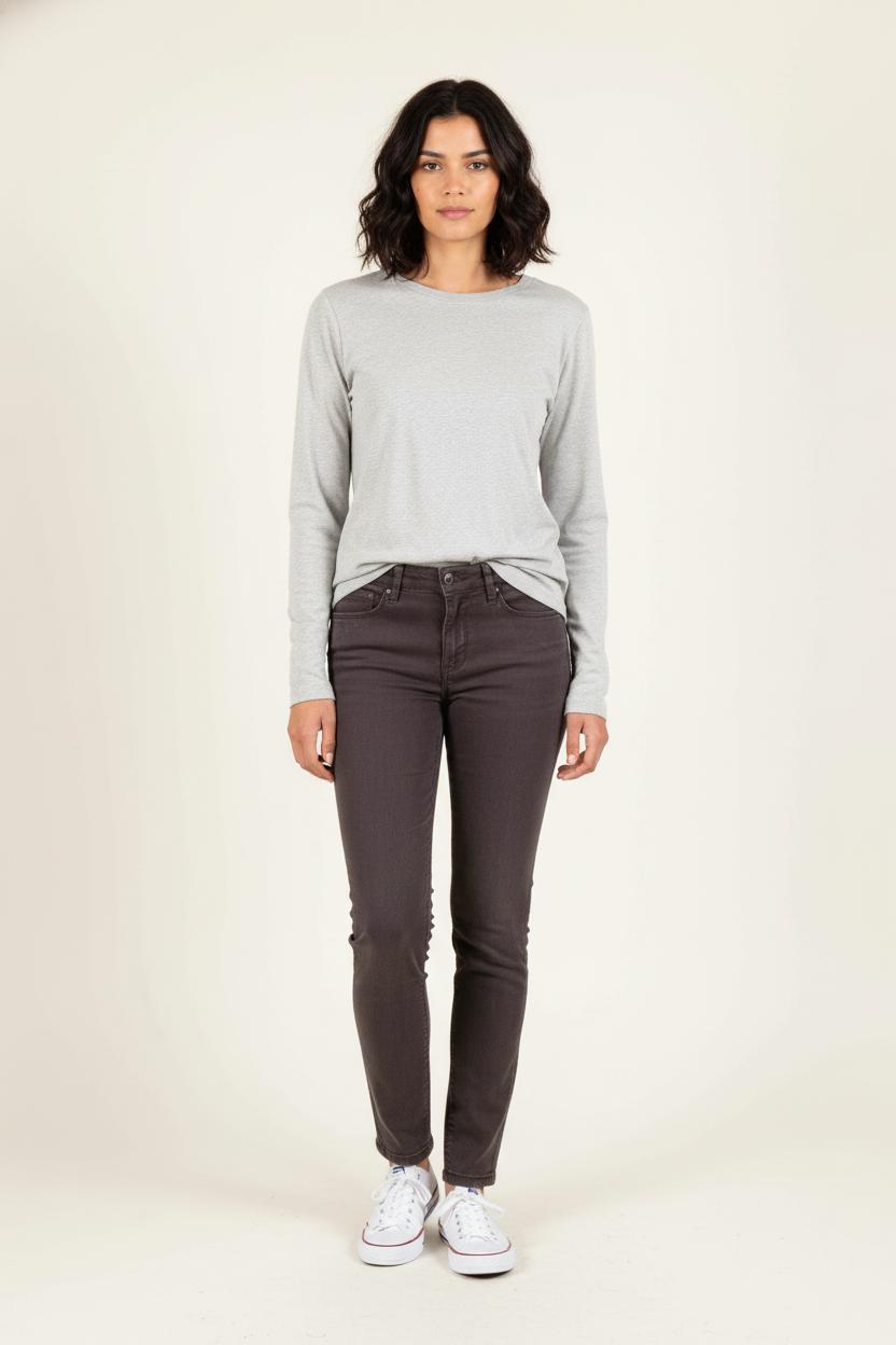 Jean Marron - Taille XS/34 de la marque IKKS | PARAD81997 - Vendu par Paradigme - Image 1