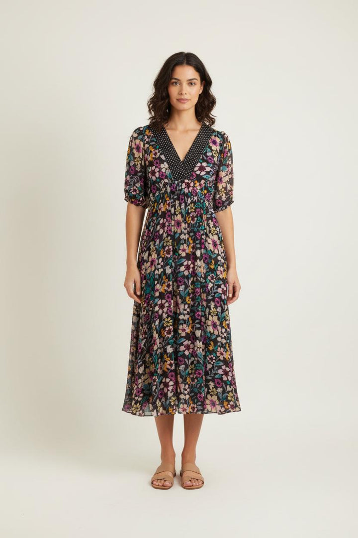 Robe Longue Multicolore - Taille S/36 de la marque Caroll | PARAD81999 - Vendu par Paradigme - Image 1