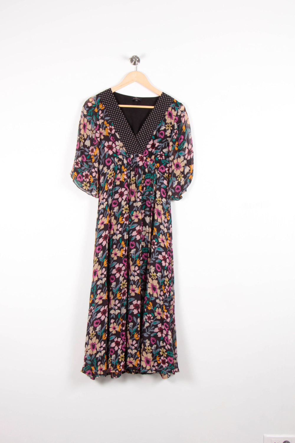 Robe Longue Multicolore - Taille S/36 de la marque Caroll | PARAD81999 - Vendu par Paradigme - Image 2