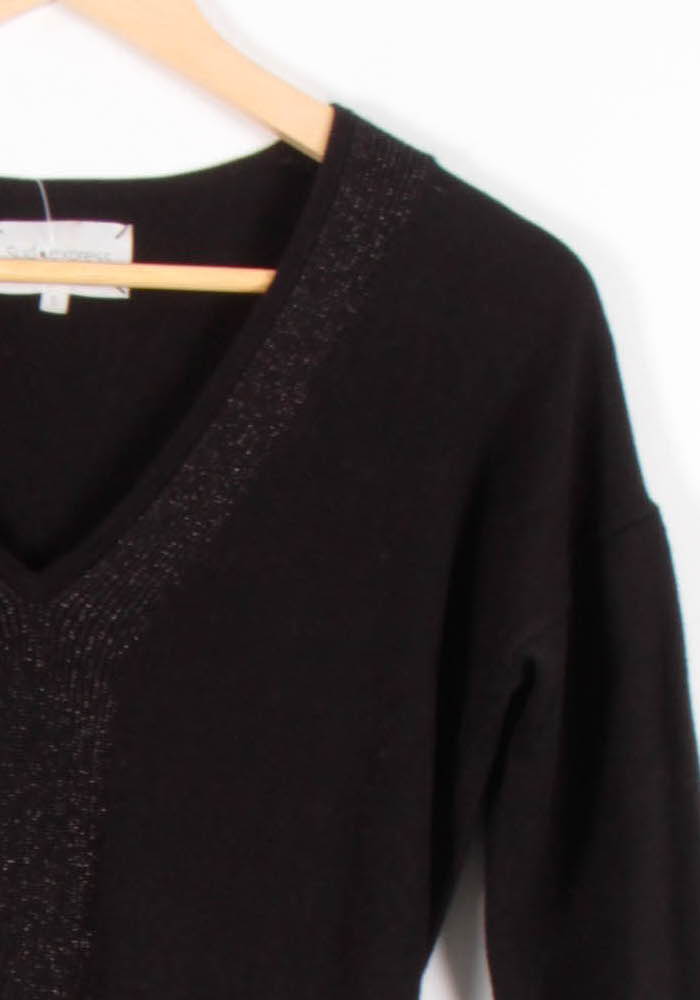 Robe Pull Noire - Taille S/36 de la marque Sud express | PARAD82001 - Vendu par Paradigme - Image 3