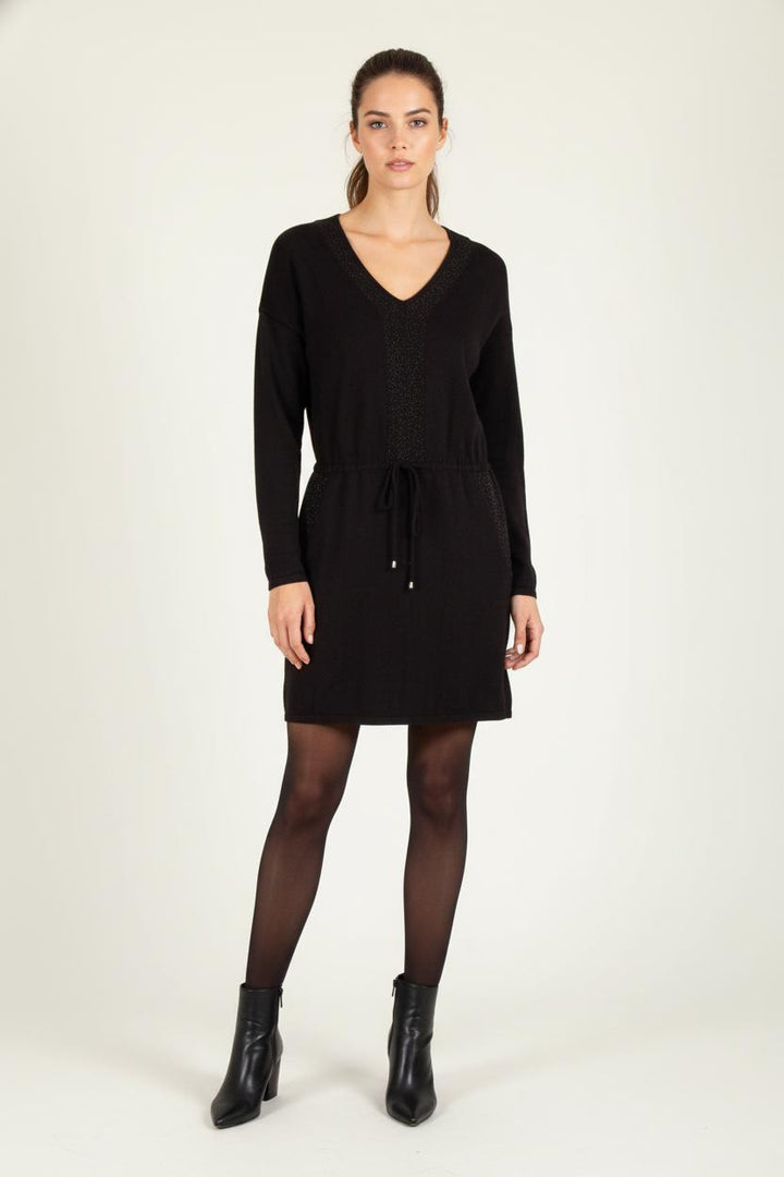 Robe Pull Noire - Taille S/36 de la marque Sud express | PARAD82001 - Vendu par Paradigme - Image 1