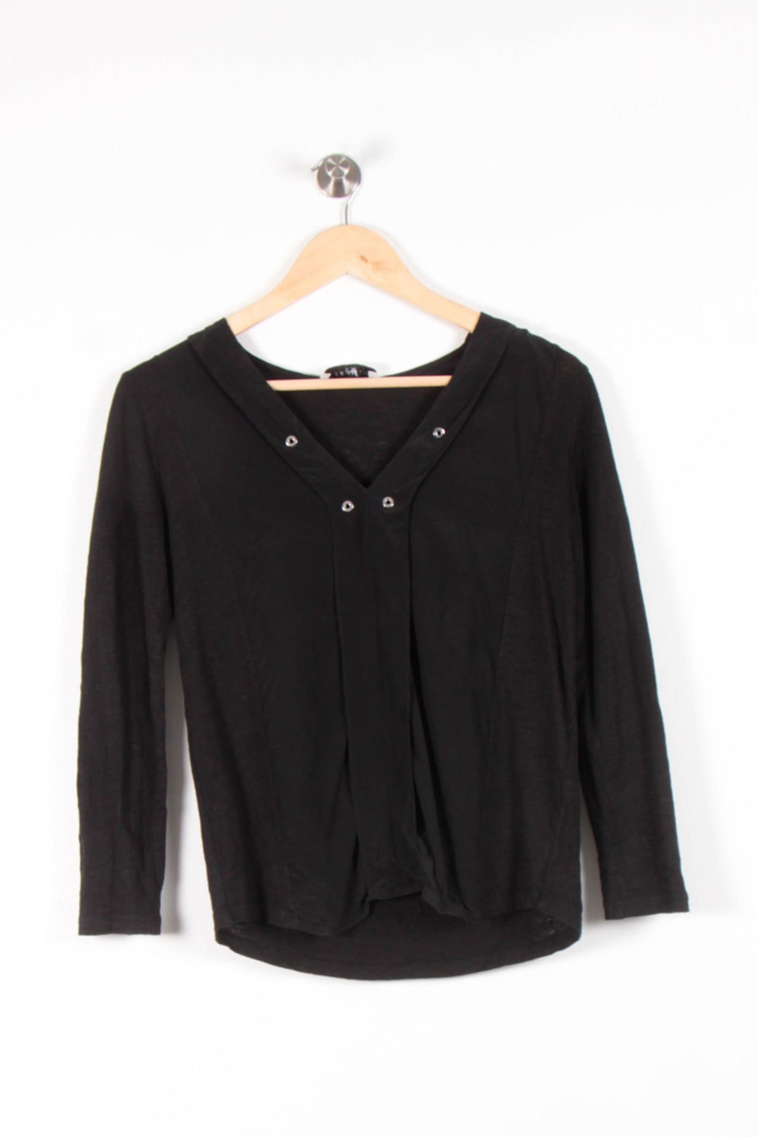 Blouse Noire - Taille M/38 de la marque Sandro | PARAD82003 - Vendu par Paradigme - Image 2
