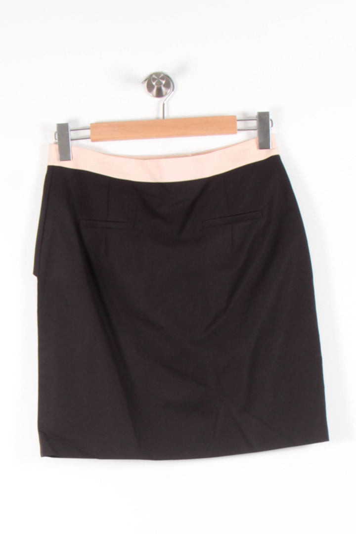 Jupe Crayon Noire et Beige - Taille L/40 de la marque Claudie Pierlot | PARAD82004 - Vendu par Paradigme - Image 4