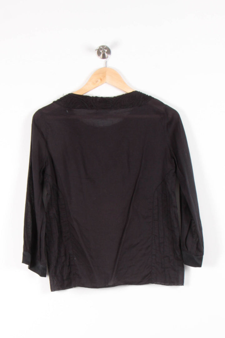 Blouse Noire - Taille S/36 de la marque Vanessa Bruno | PARAD82008 - Vendu par Paradigme - Image 4