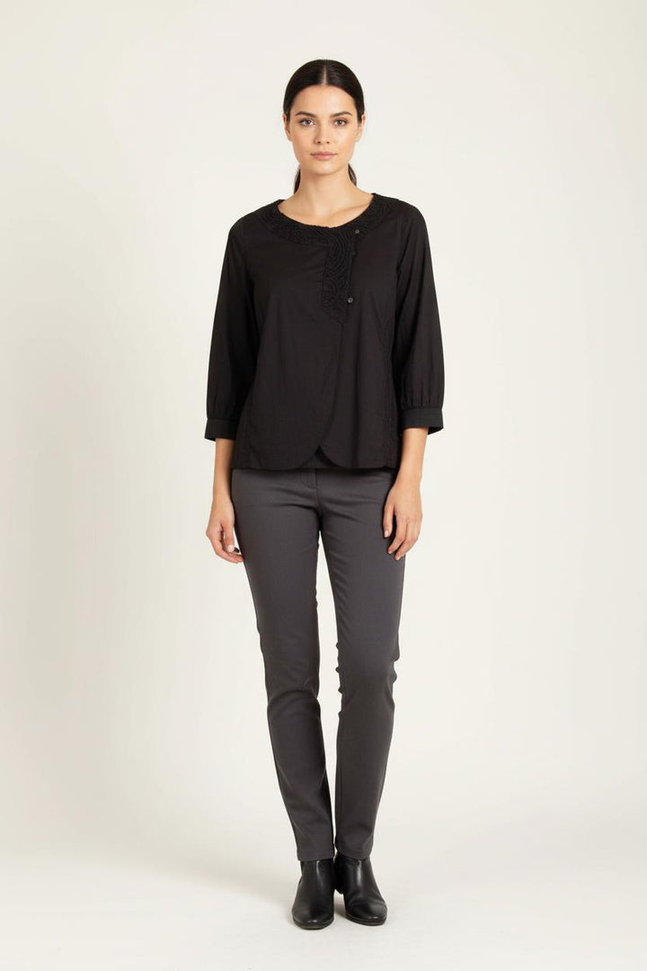 Blouse Noire - Taille S/36 de la marque Vanessa Bruno | PARAD82008 - Vendu par Paradigme - Image 1