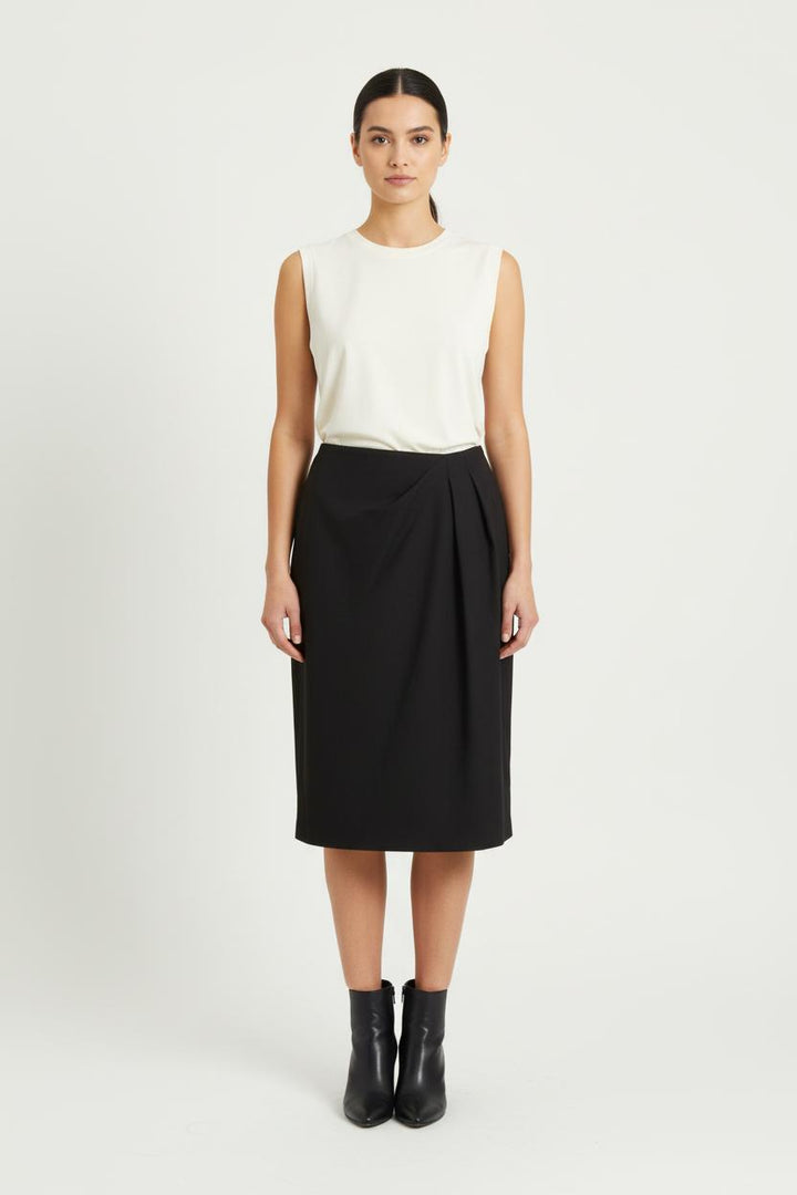 Jupe Crayon Noire - Taille S/36 de la marque Max Mara | PARAD82009 - Vendu par Paradigme - Image 1