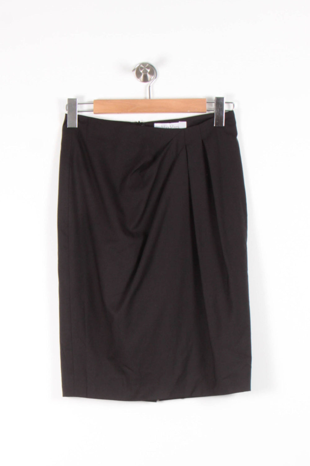 Jupe Crayon Noire - Taille S/36 de la marque Max Mara | PARAD82009 - Vendu par Paradigme - Image 2