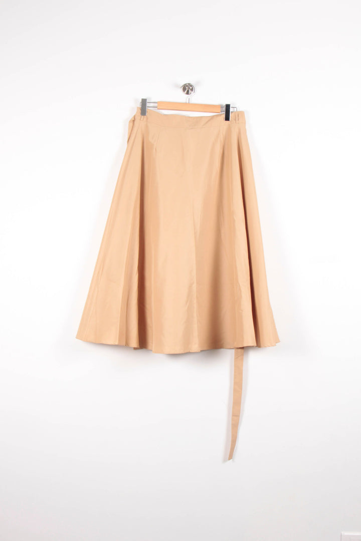 Jupe Midi Beige - Taille XL/42 de la marque Eric Bompard | PARAD82012 - Vendu par Paradigme - Image 4