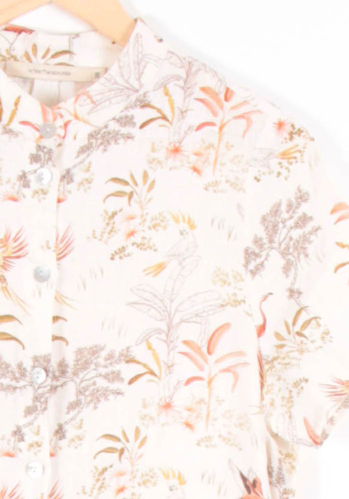 Robe Chemise Multicolore - Taille M/38 de la marque La Fée Maraboutée | PARAD82015 - Vendu par Paradigme - Image 3