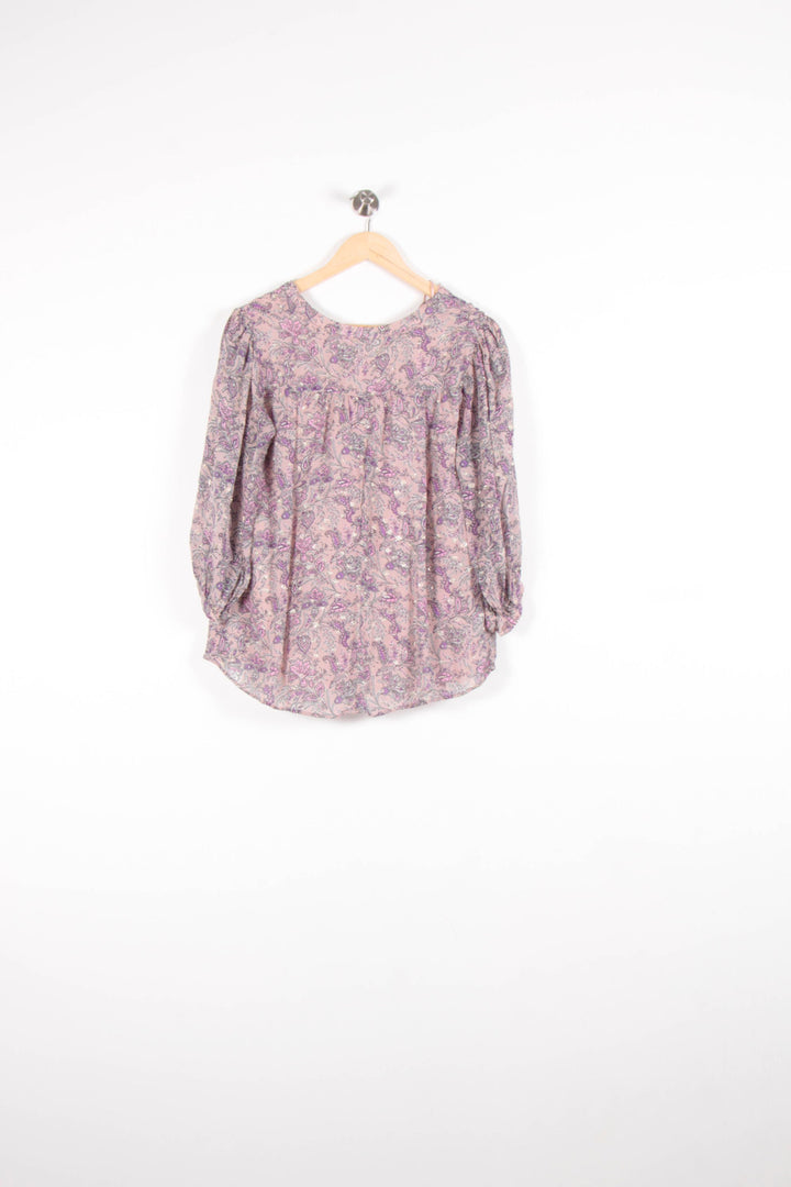 Blouse Rose et Violette - Taille M/38 de la marque Maison 123 | PARAD82019 - Vendu par Paradigme - Image 4