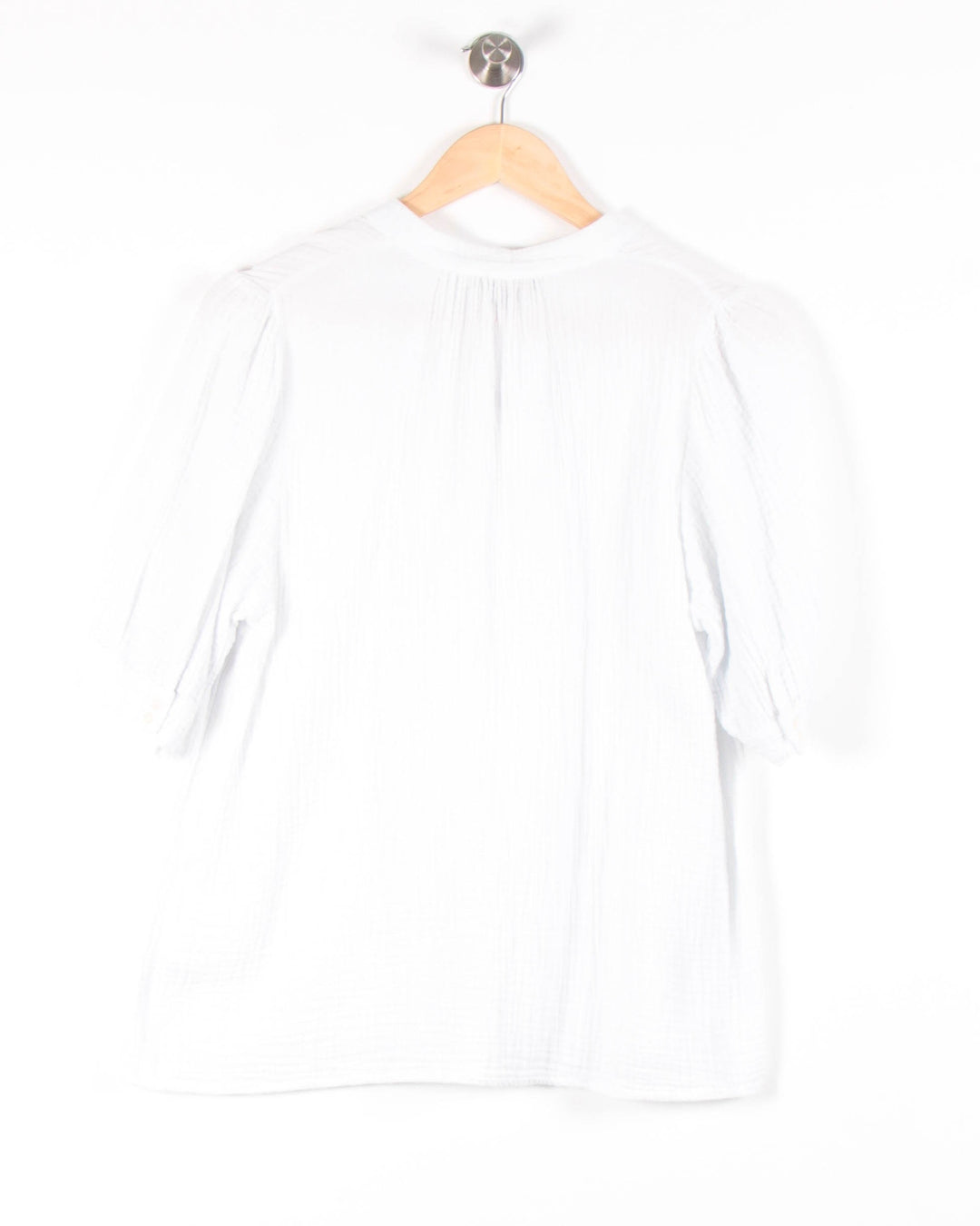Blouse Blanche - Taille L/40 de la marque Caroll | PARAD82020 - Vendu par Paradigme - Image 4