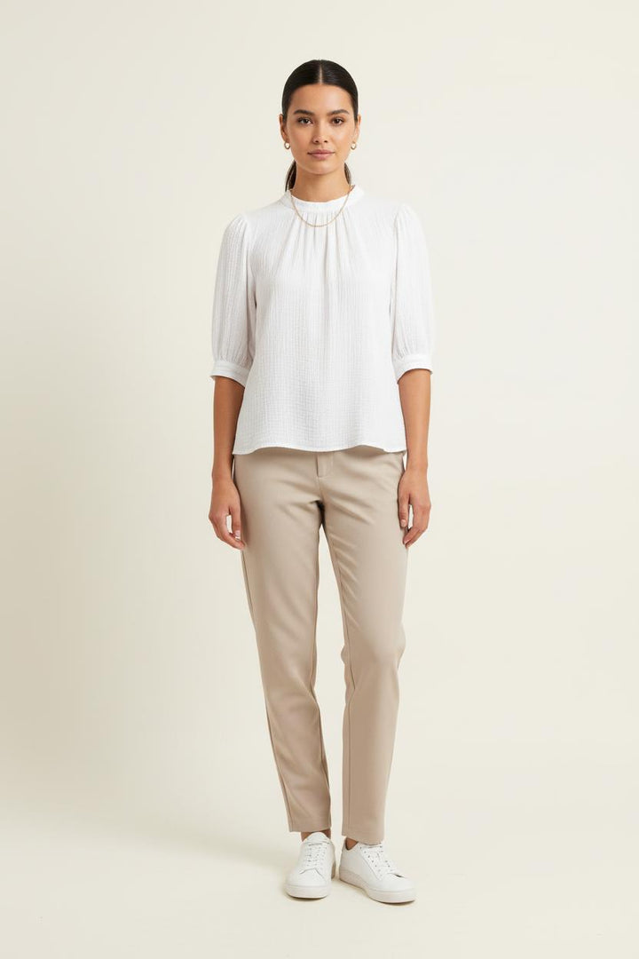 Blouse Blanche - Taille L/40 de la marque Caroll | PARAD82020 - Vendu par Paradigme - Image 1