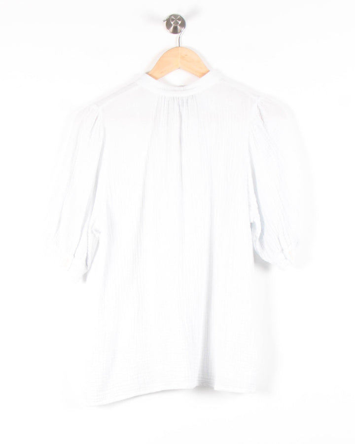 Blouse Blanche - Taille L/40 de la marque Caroll | PARAD82020 - Vendu par Paradigme - Image 2