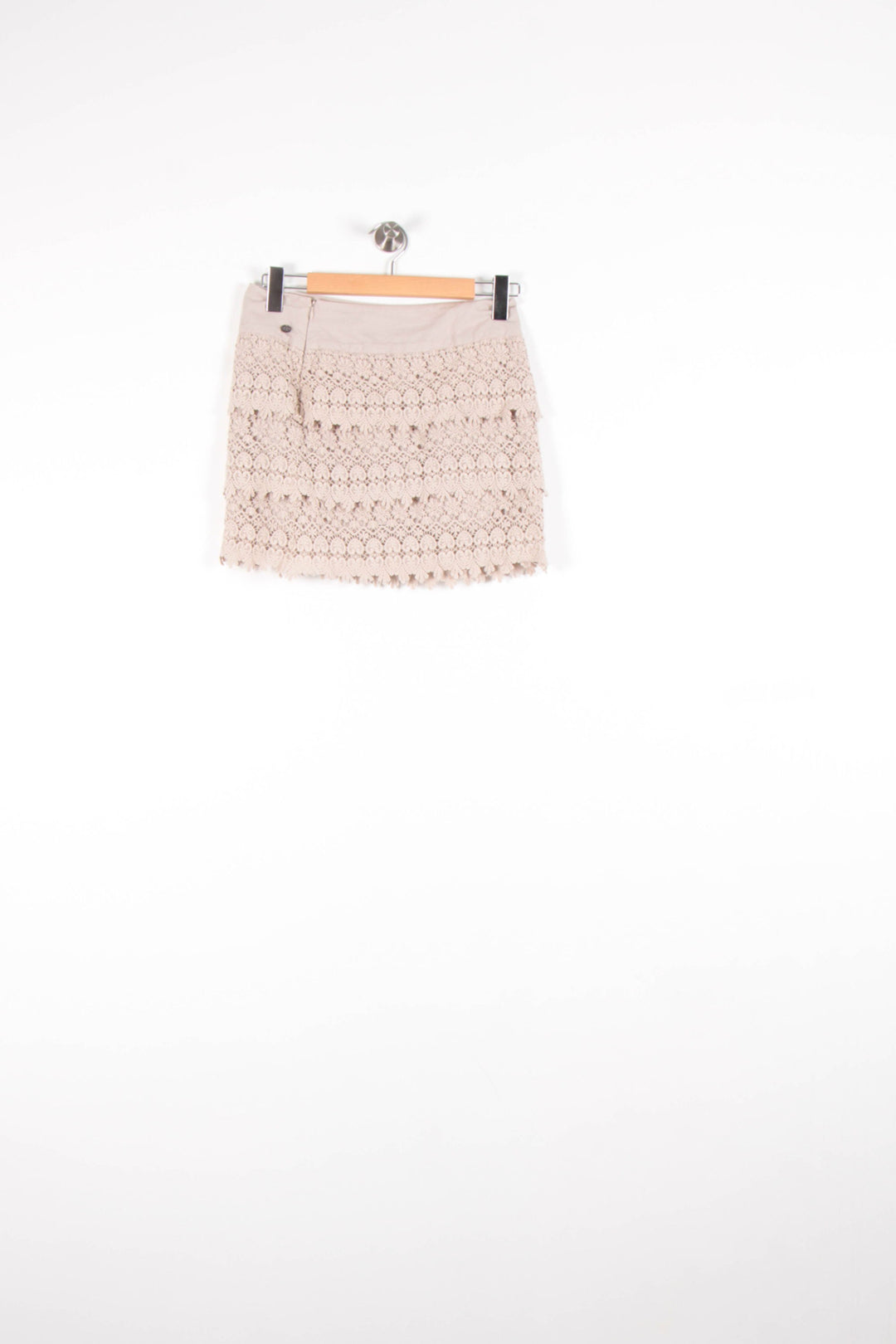 Jupe Dentelle Beige - Taille S/36 de la marque IKKS | PARAD82025 - Vendu par Paradigme - Image 4