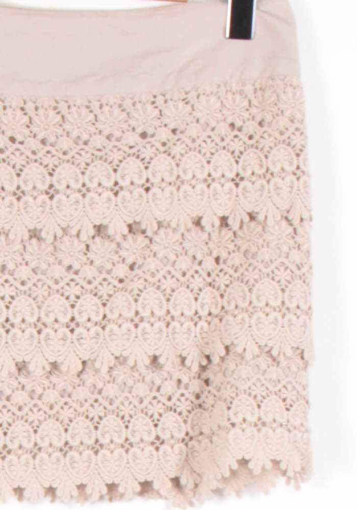 Jupe Dentelle Beige - Taille S/36 de la marque IKKS | PARAD82025 - Vendu par Paradigme - Image 3
