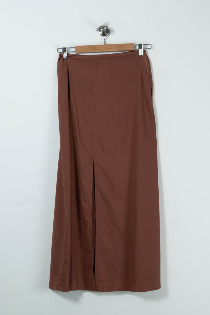 Jupe Longue Marron - Taille S/36 de la marque Isabel Marant | PARAD82026 - Vendu par Paradigme - Image 2