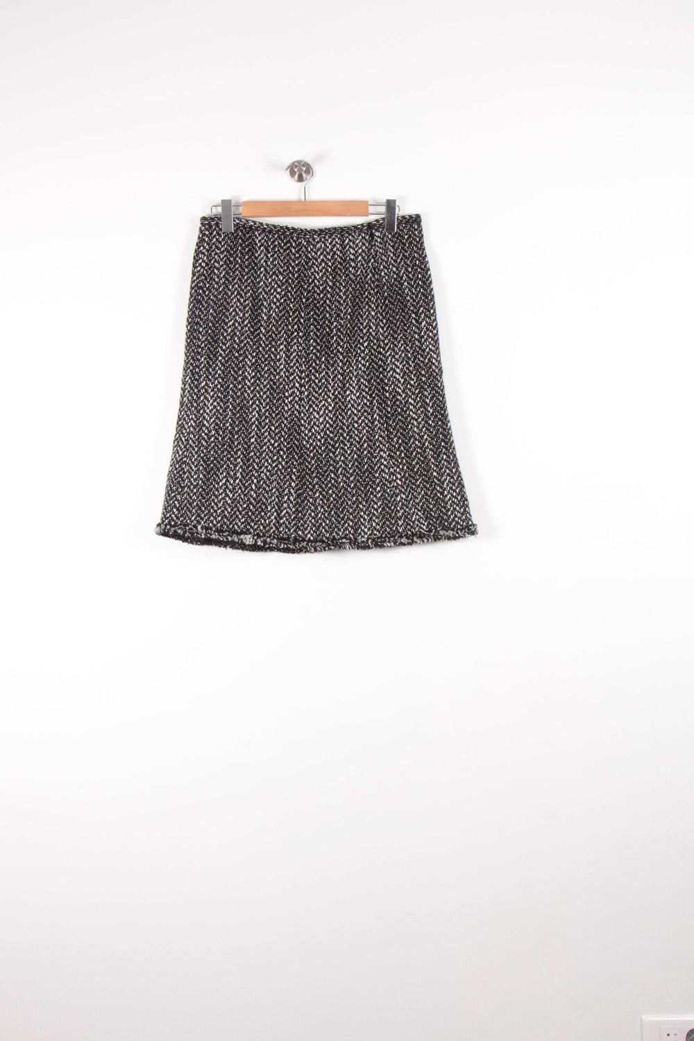 Jupe Droite Noire et Blanche - Taille XXXL/46 de la marque Gerard Darel | PARAD82033 - Vendu par Paradigme - Image 2